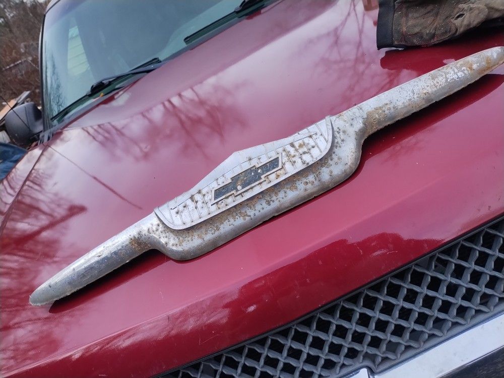 Hood Orment For 1955/56/57 Chevy Truck