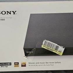 SONY UBP-X800 Ultra HD Blu-ray DVD Player 4K HDR Hi-Res Audio