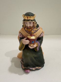 Thomas Kinkade Hawthorne Village King Melchior Wise Man Nativity Figurine