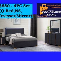 💥 FREE DELIVERY💥Brand new 4PC Queen Size Bedroom Set. 