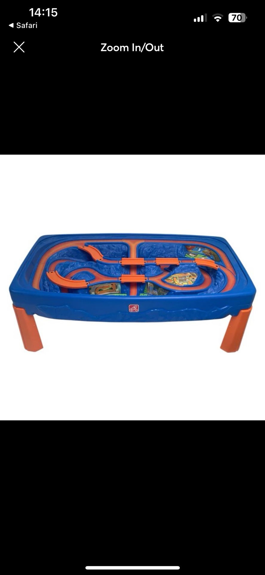 Hot Wheels Table