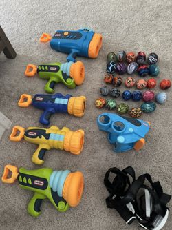 Little Tikes Mighty Blaster Lot