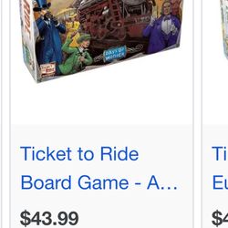 Ticket To Ride Board Game