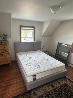 Excellent Condition Mattress + Bed Frame at No Extra Cost