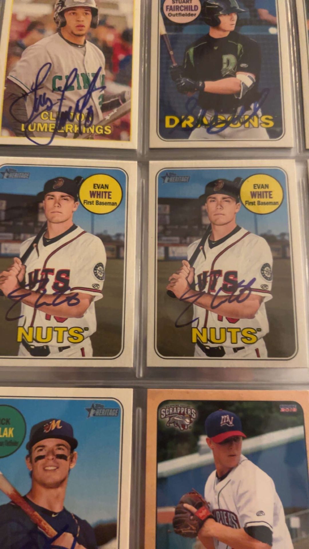 signed baseball cards