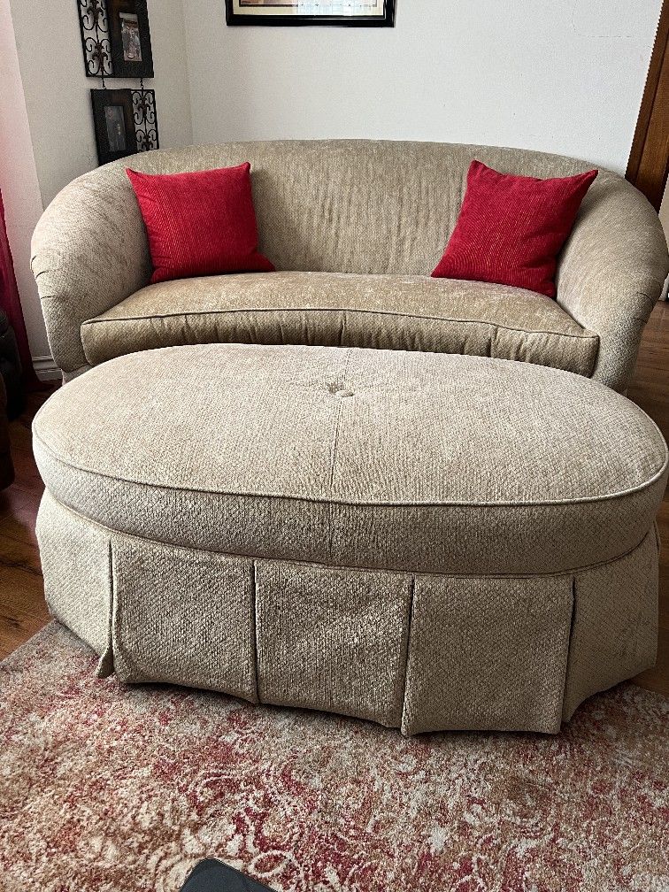 Sofa With Ottoman