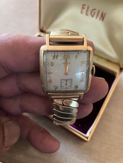 Vintage Elgin Watch with case
