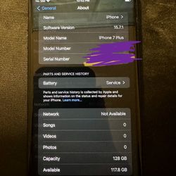 Apple iPhone 7 Plus 128GB Black AT&T