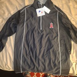 Angels Black/Grey Light Jacket (Mens Medium)