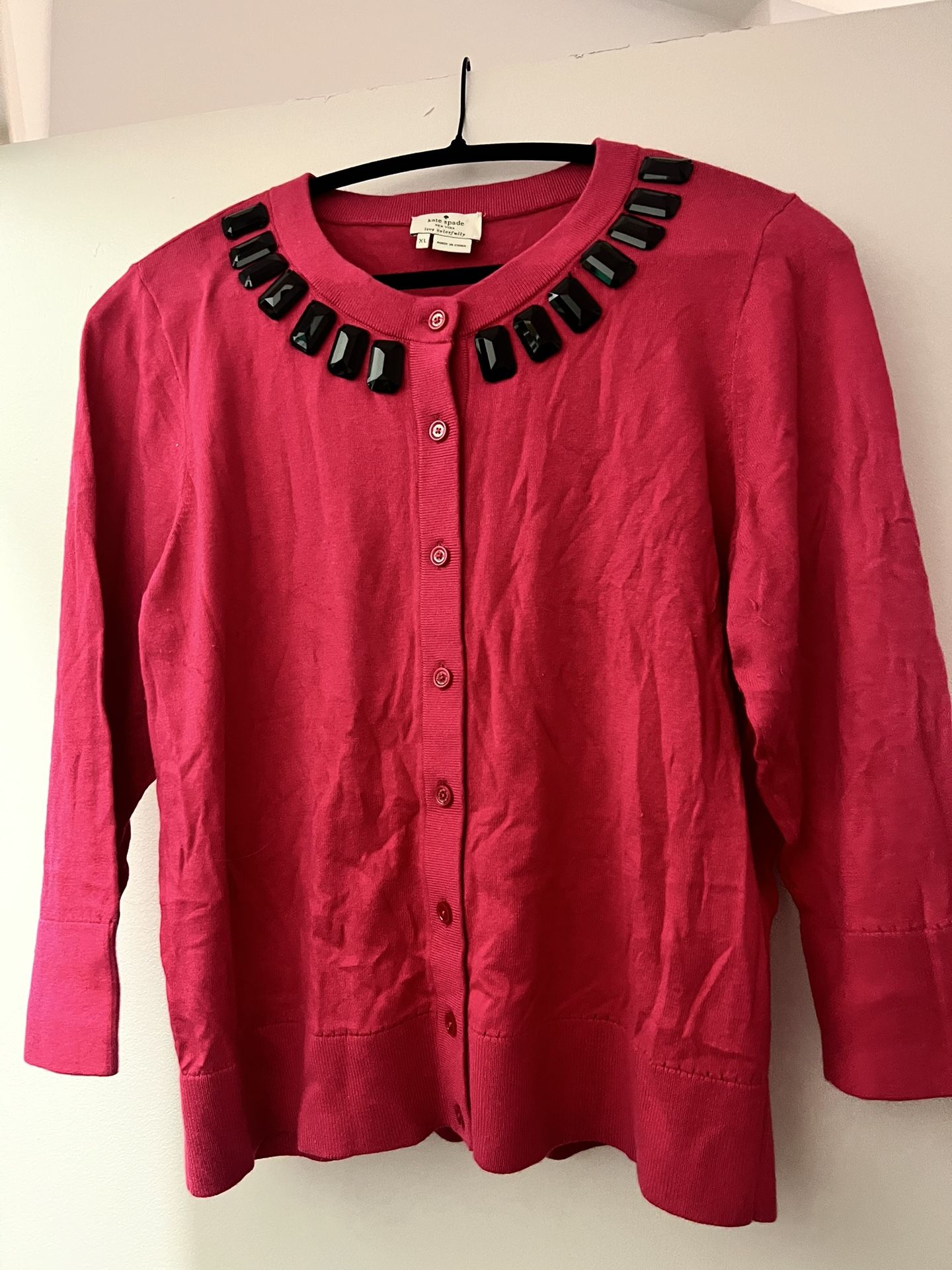 kate spade new york - pink cardigan