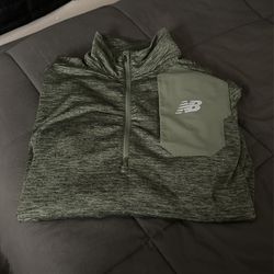 New Balance 1/4 Zip Running Long Sleeve Medium
