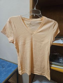 Faded Glory Peach S/S Small Tee Mint