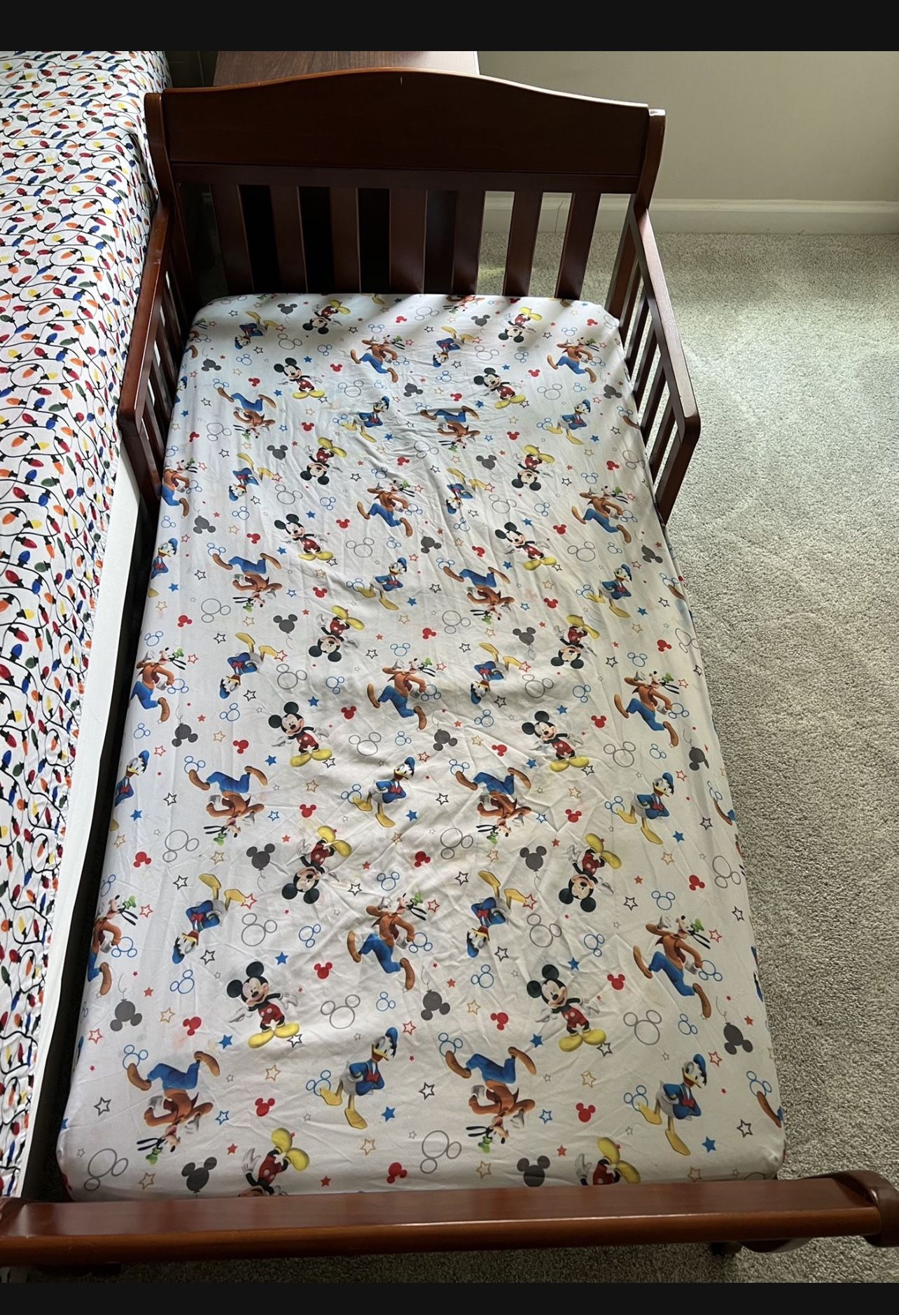Toddler Bed And Mattress Plus A Free Bedsheet