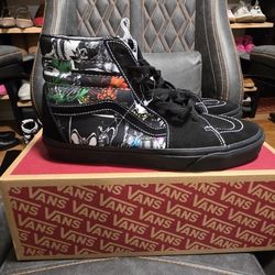 Vans x Disney Sk8-Hi Disney 100 Villains Black Sneakers