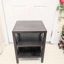 2-Shelf End Table/Nightstand 