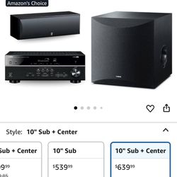 Yamaha Rx-v385 Complete Surround Sound 