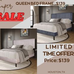 Queen Platform bed frame
