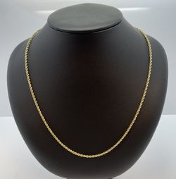 10K Gold Rope Chain. 