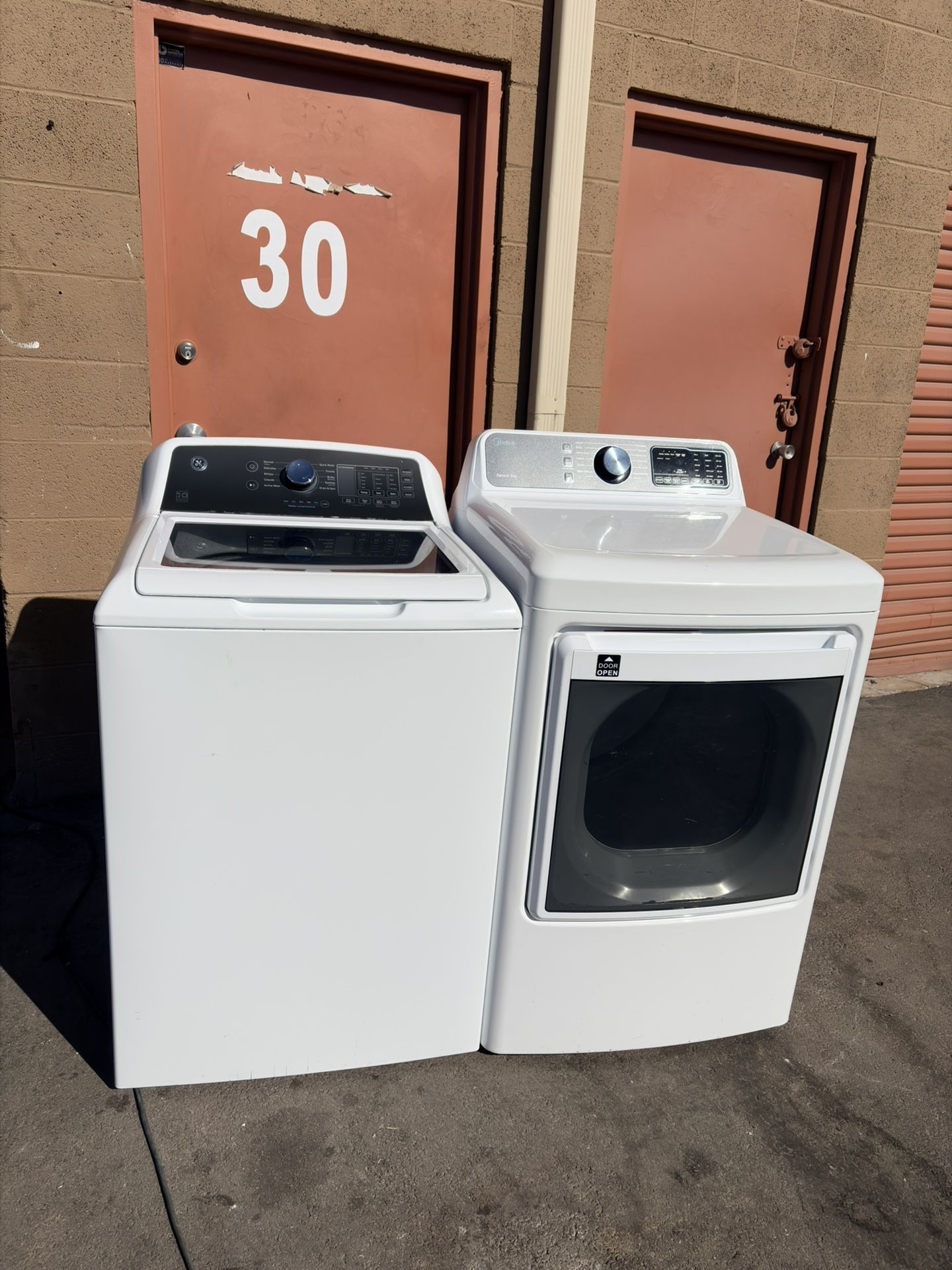 GE Washer And Model Gas Dryer
