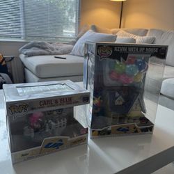 Funko Pops - Carl & Ellie + Kevin With Up House