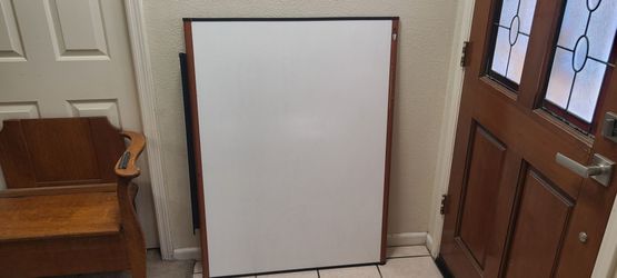 Quartet 3' x 4' Dry Erase Whiteboard – Wood Frame – $30
