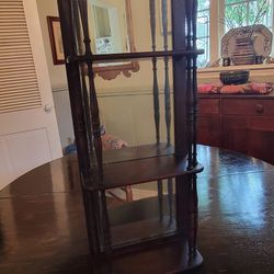 Beautiful Antique Display Cabinet with Shelves