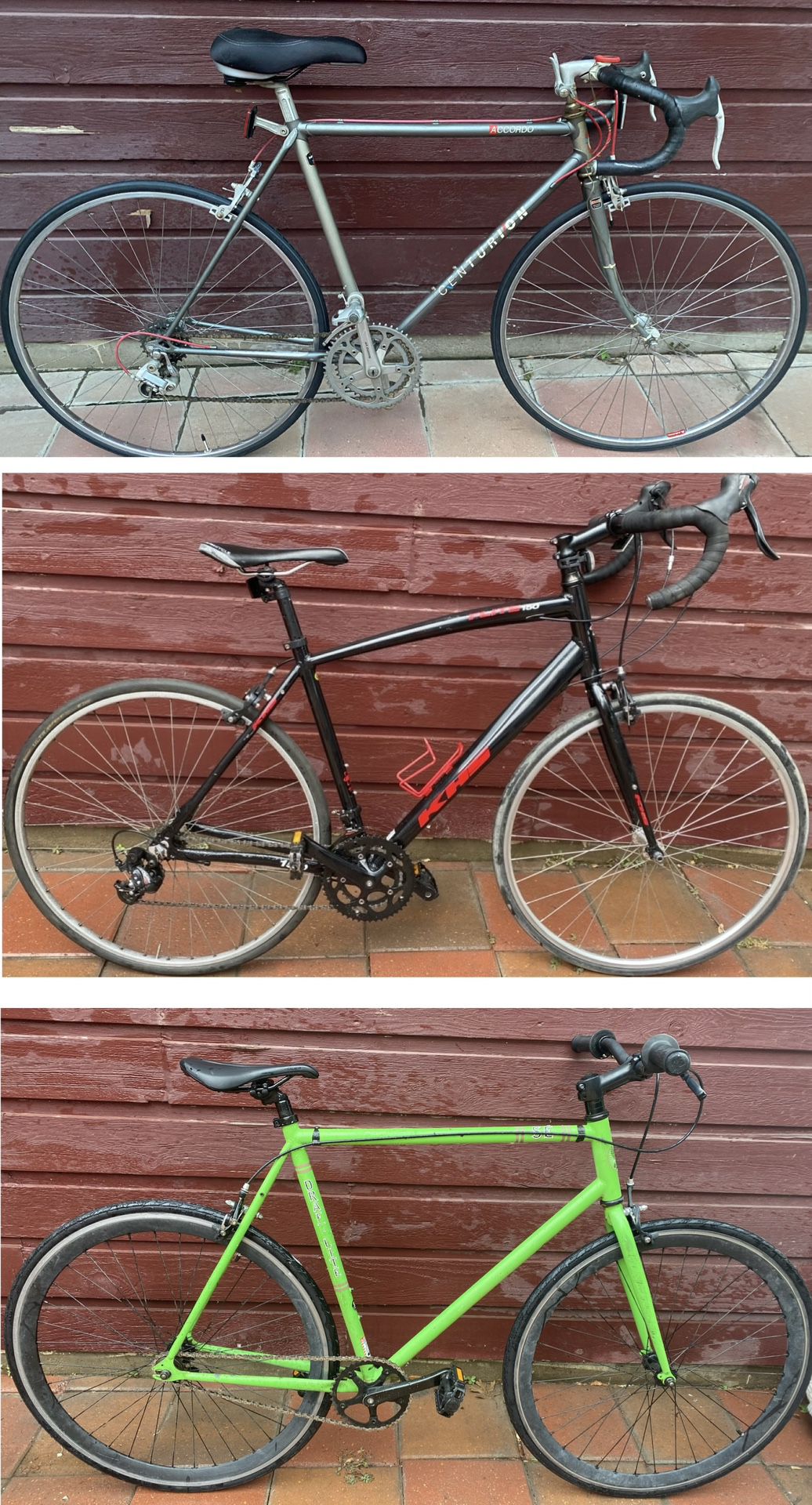 Quality Bikes, Your Choice, $185 Each! Size Large(58-59 Cm). KHS, SE, Centurion Is A 52CM Road Bikes.