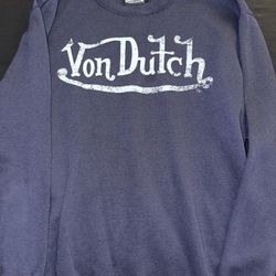 Von Dutch Navy Blue Sweatshirt 