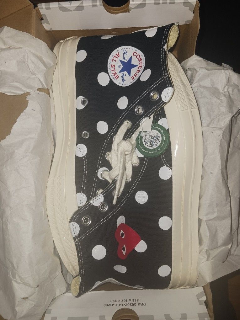 Comme Des Garcons Converses Sz 9