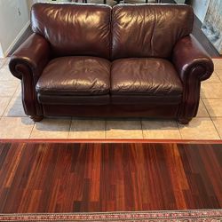 Leather Couch & Love Set