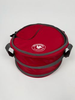 Primrose Schools Round Red Insulated Lunch Bag