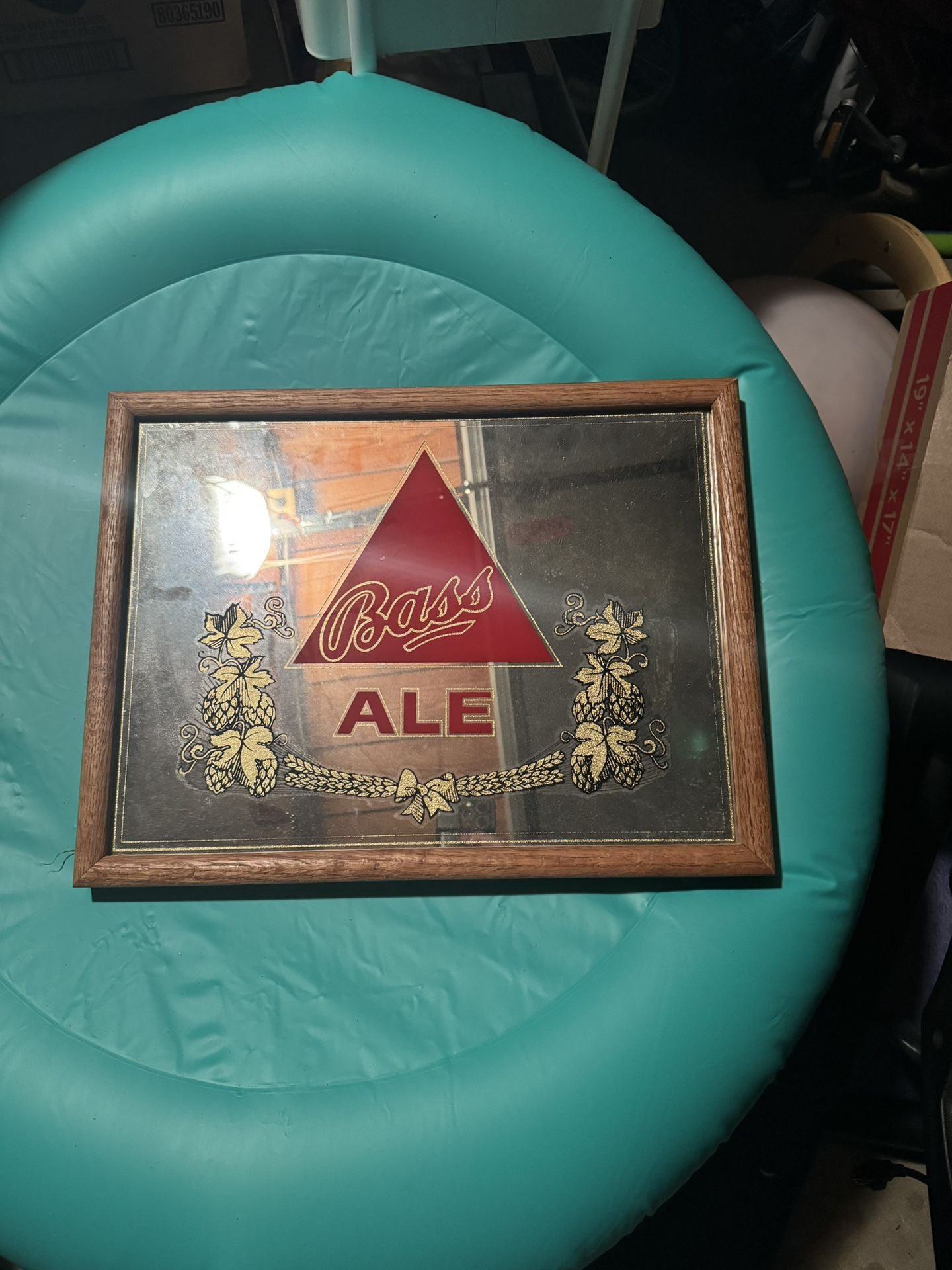 Antique Bass Ale Bar Mirror