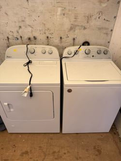 Washer and dryer