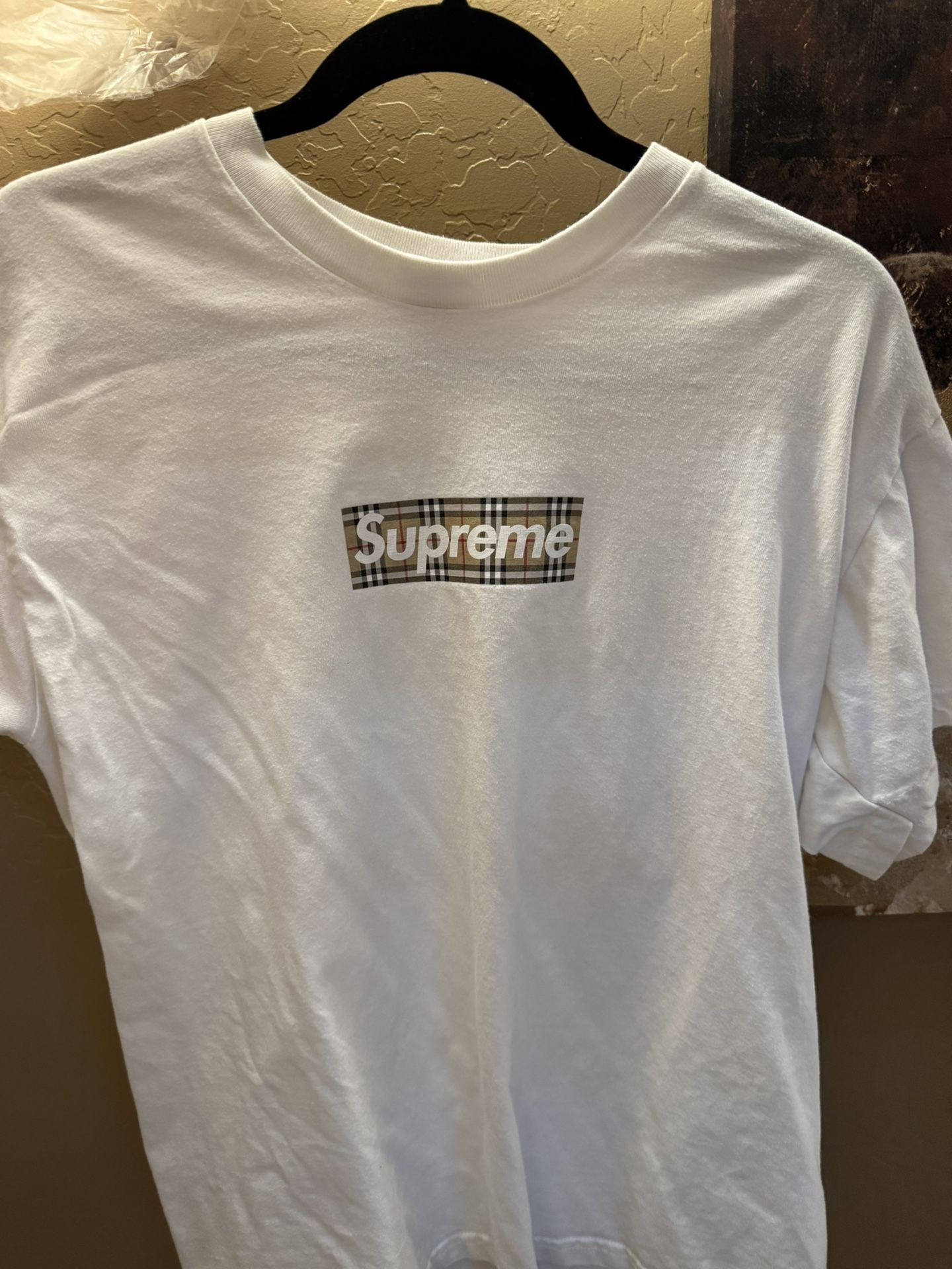 Supreme Burberry Box Logo Tee