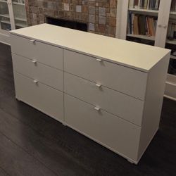 Ikea 6 Drawer White Dresser 