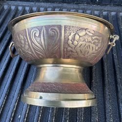 very Nice Piece Brass With Fish koi collectible For Display