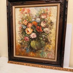 Large Vintage Painting 