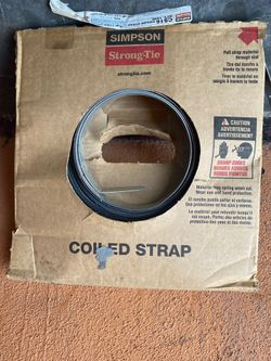 Coiled strap