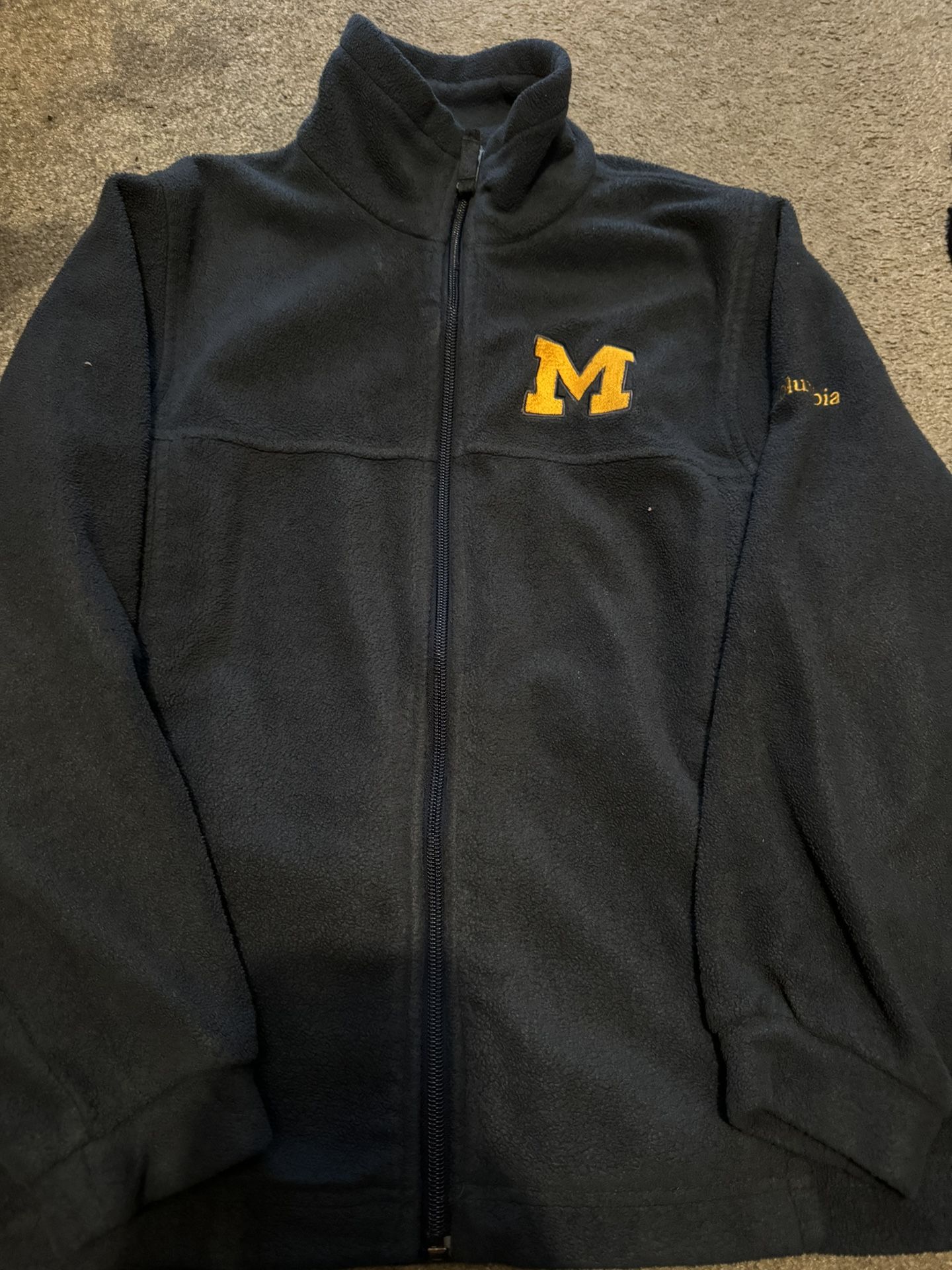 Columbia Boys Size 10/12 Fleece Zip Up