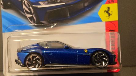 Hot Wheels Ferrari Die-Cast Car Blue