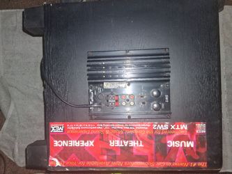 MTX Powered Subwoofer Today $20