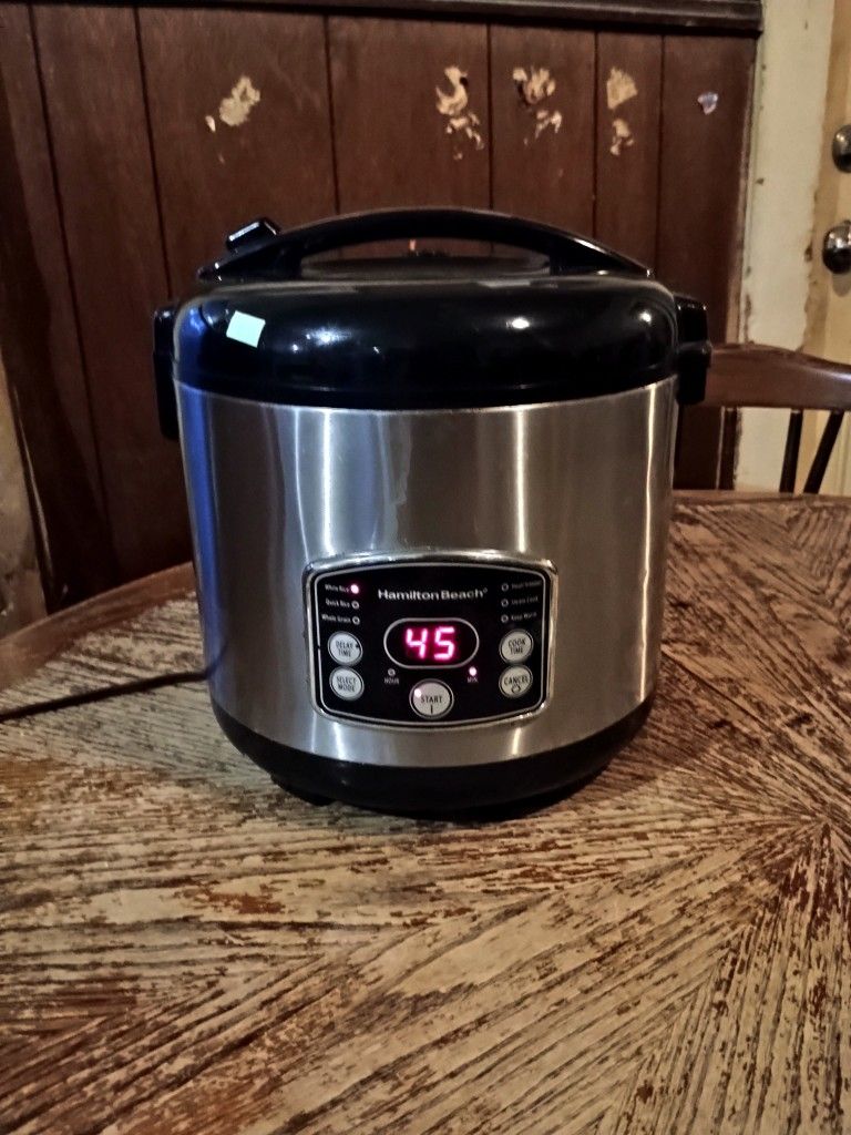 Hamilton Beach Digital Programmable Rice Cooker & Food Steamer