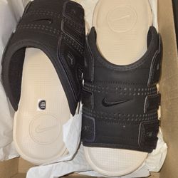 Nike Air Uptempo Slides Blue Size 10