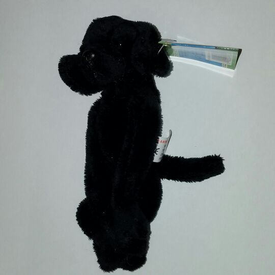 New Magnetic plush Black Lab Dog