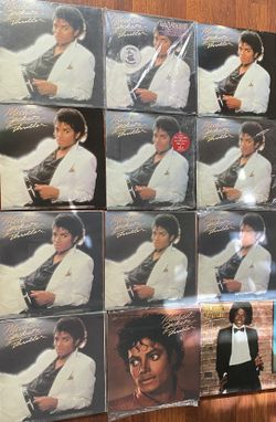 Michael Jackson original vinyl records bundle (only 9 left)