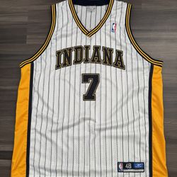 Vintage Reebok Indiana Pacers Jermaine O'Neal #7 NBA Stitched Jersey Sz 48 2XL  100% authentic. Good condition.   This jersey is a vintage Reebok Indi