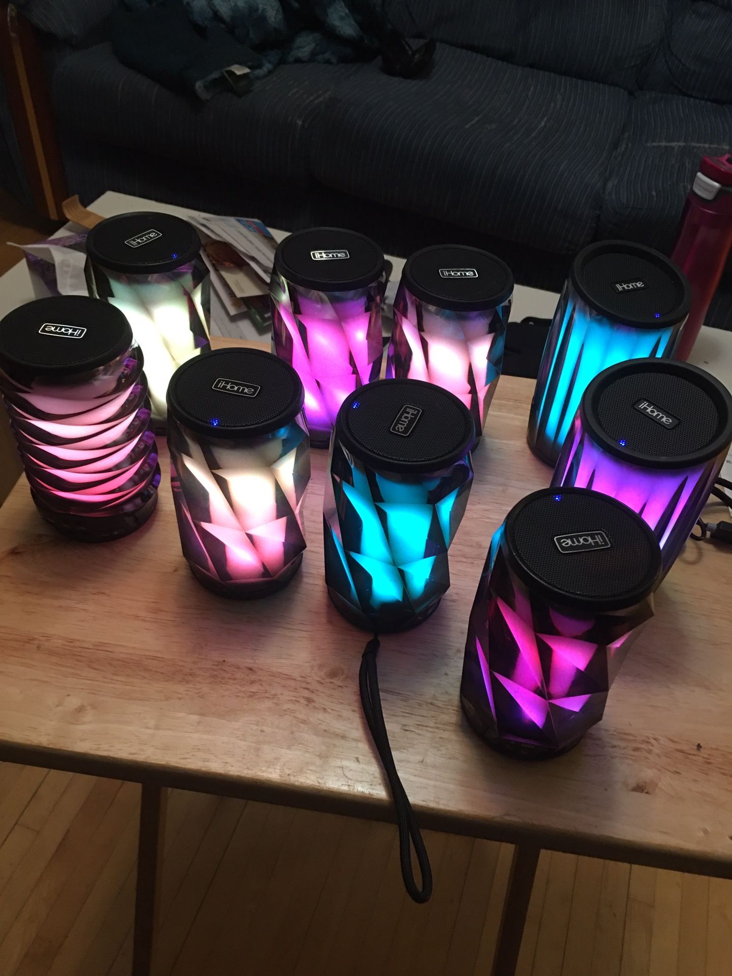 Bluetooth colored speakers