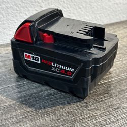 Milwaukee M18 REDLITHIUM XC 4.0 18V 4.0Ah Battery 48-11-1840 Tested
