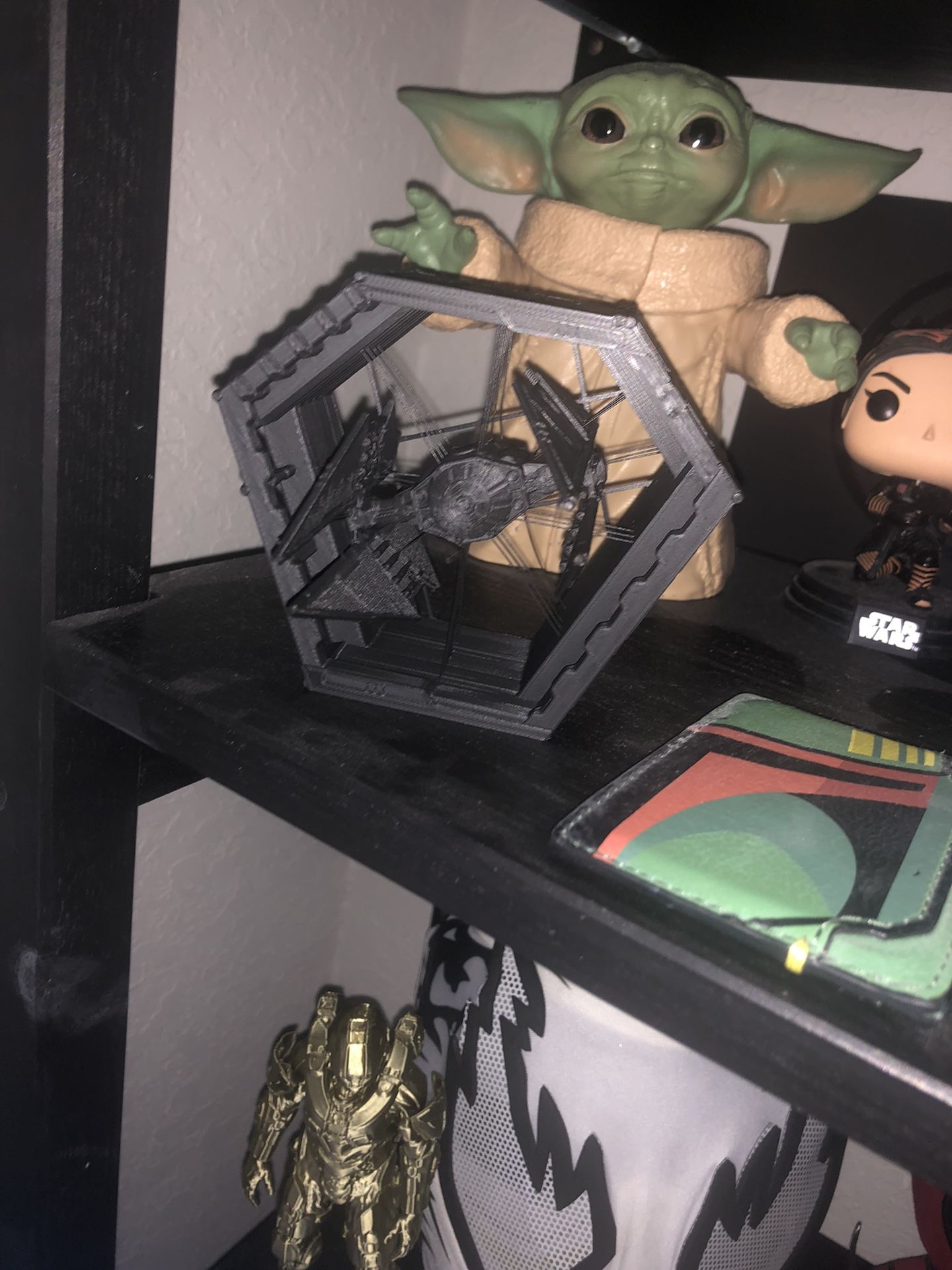 Suspended Tie Fighter $30