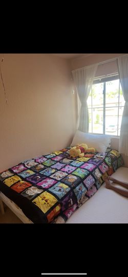 Twin Mattress + Bedframe